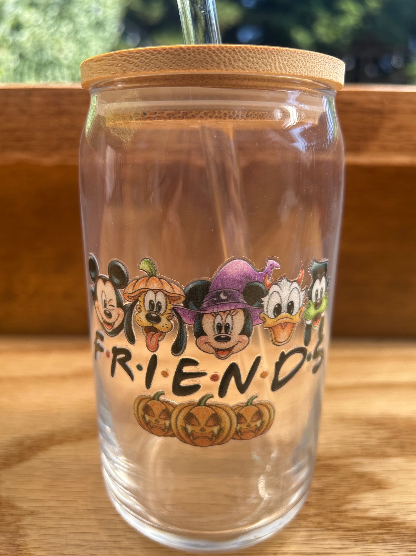 Mickey & Friends Glass Tumbler