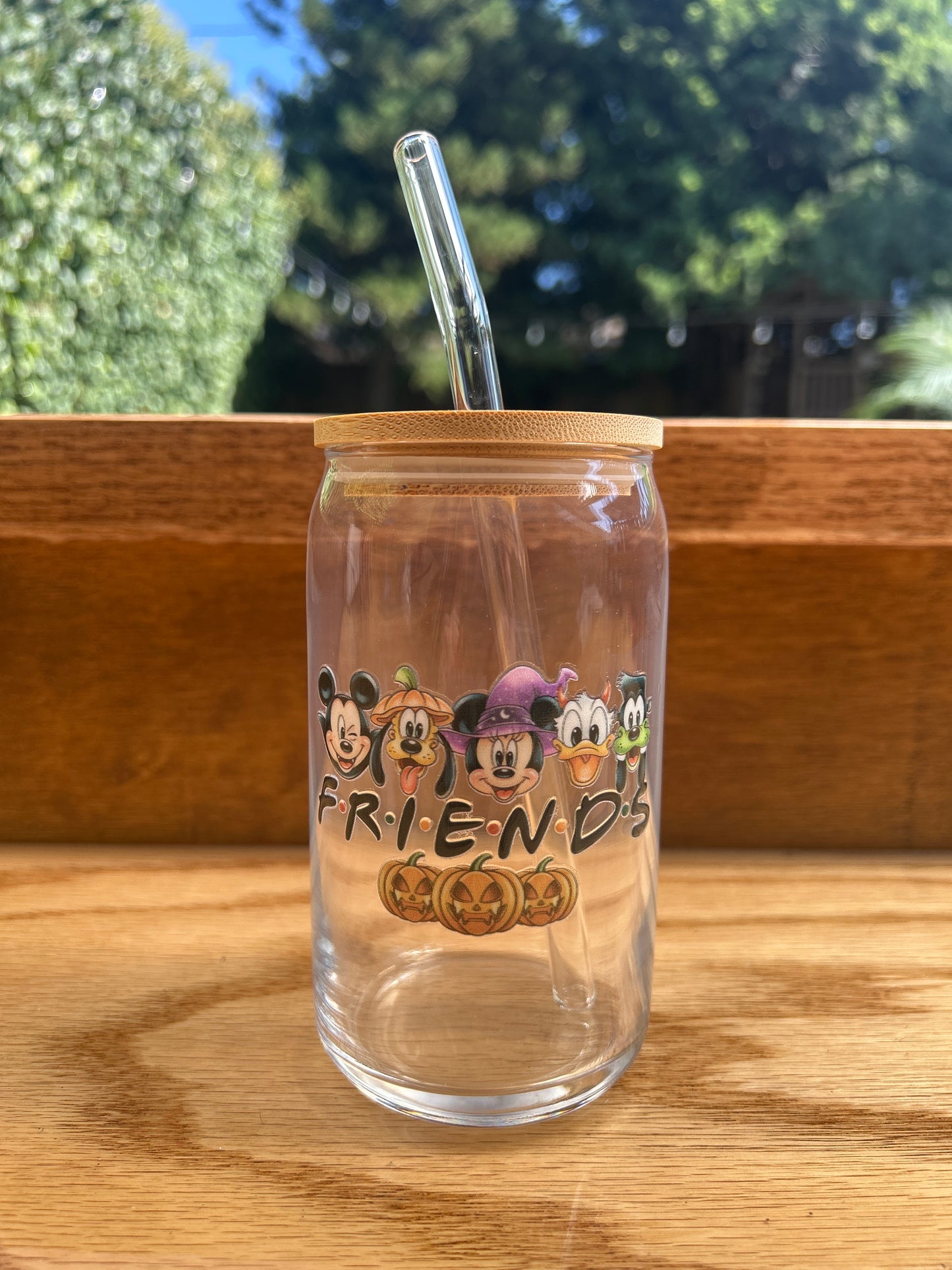 Mickey & Friends Glass Tumbler